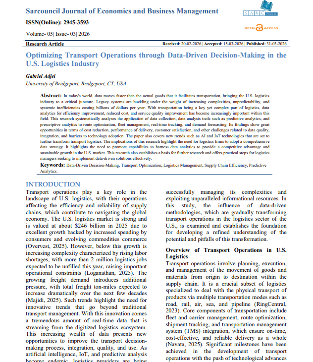 Efficient load planning and emissions reduction paper preview