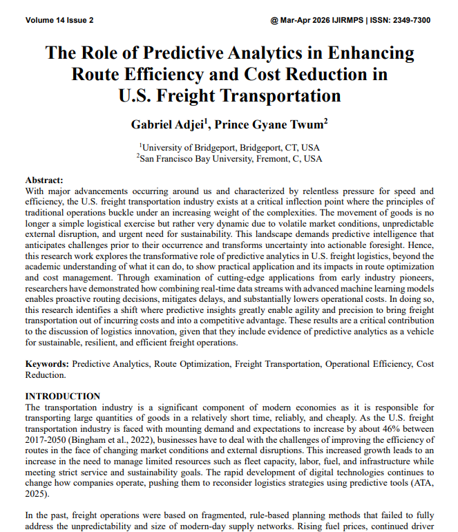 Data-driven transportation operations paper preview